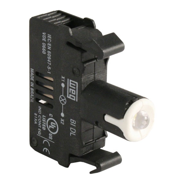 WEG Pilot Devices CLEAR 120VAC LED BLOCK