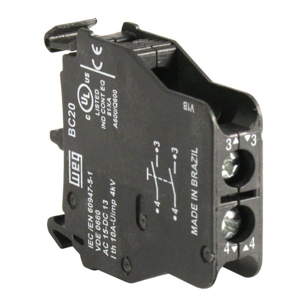 WEG Pilot Devices 2NO DOUBLE CONTACT BLOCK